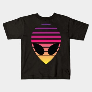 Cyberpunk Alien Icon Kids T-Shirt